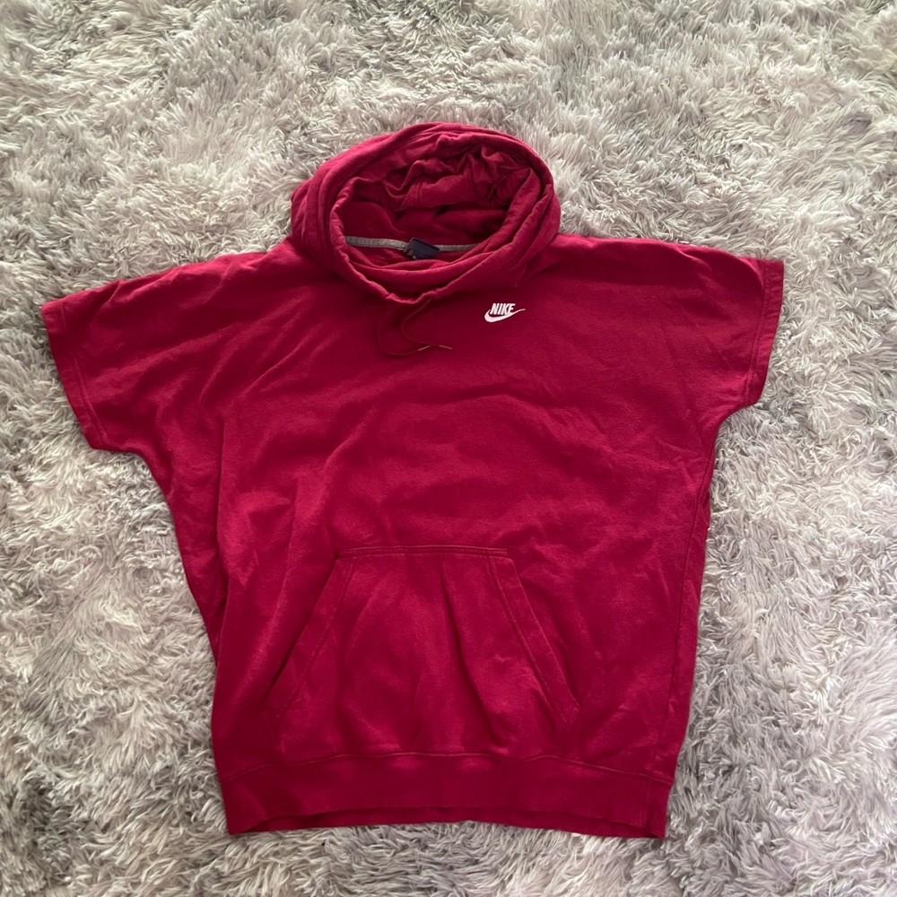 Nike Women’s Pink Short Sleeve Sweatshirt